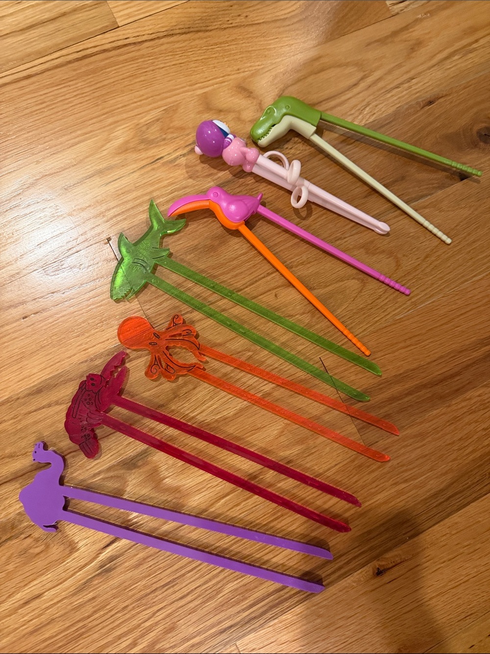 Colorful Assorted Animal Chopsticks - Multi-Color Assorted Set